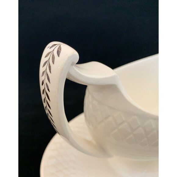 Spode Porcelain Gravy Boat w/ Attached Underplate J.F. Herring "The Huntsman" - Picture 9 of 13